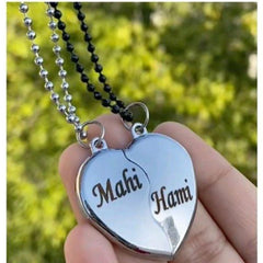 Broken heart necklace