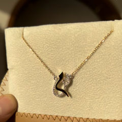 Initial necklace