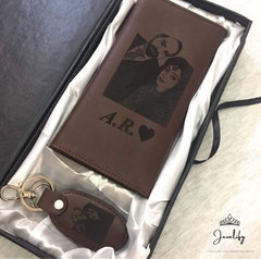Long wallet keychain
