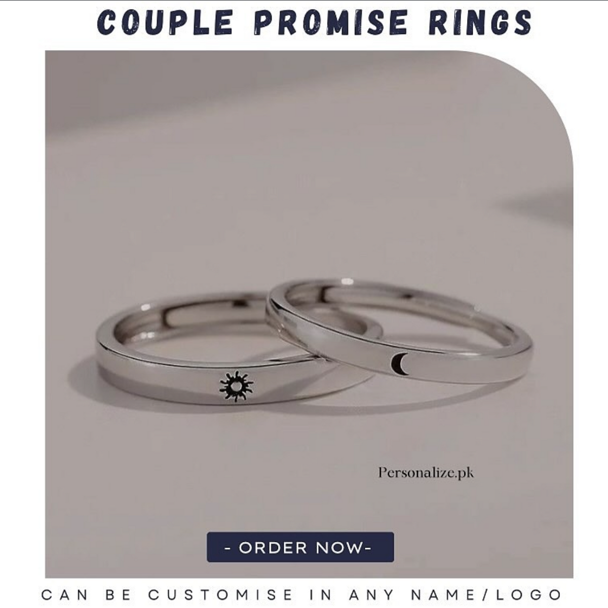 Couple promise ring
