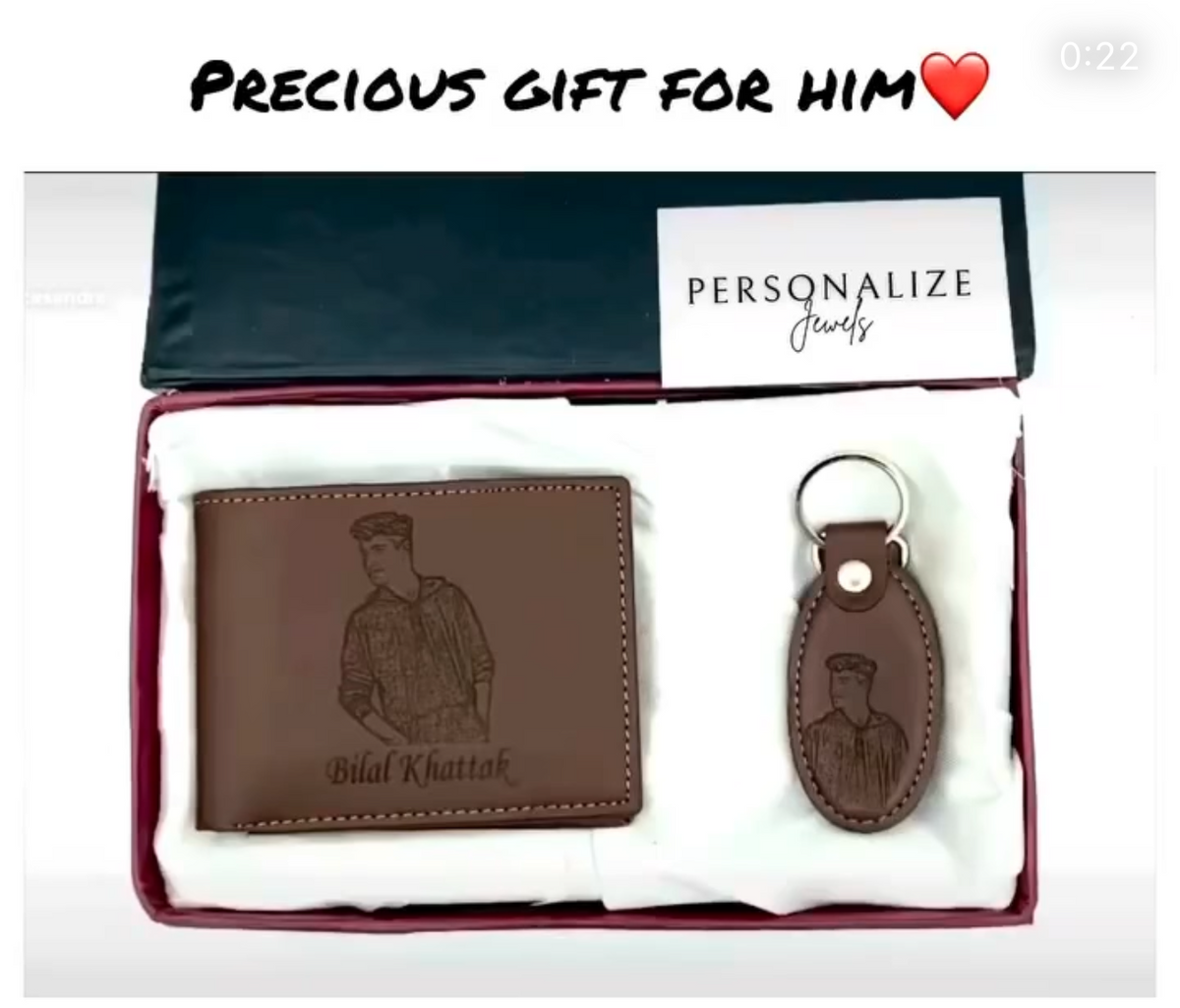 Picture Wallet Keychain