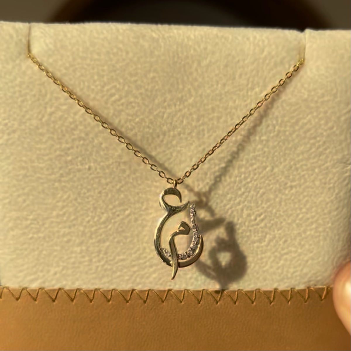Initial necklace
