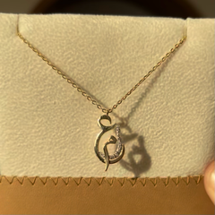 Initial necklace